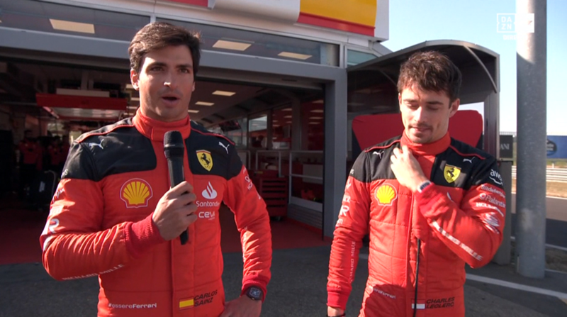 Carlos Sainz y su competencia con Charles Leclerc en Ferrari: "Hagamos lo que hagamos, siempre estamos con el cronómetro en la mano"