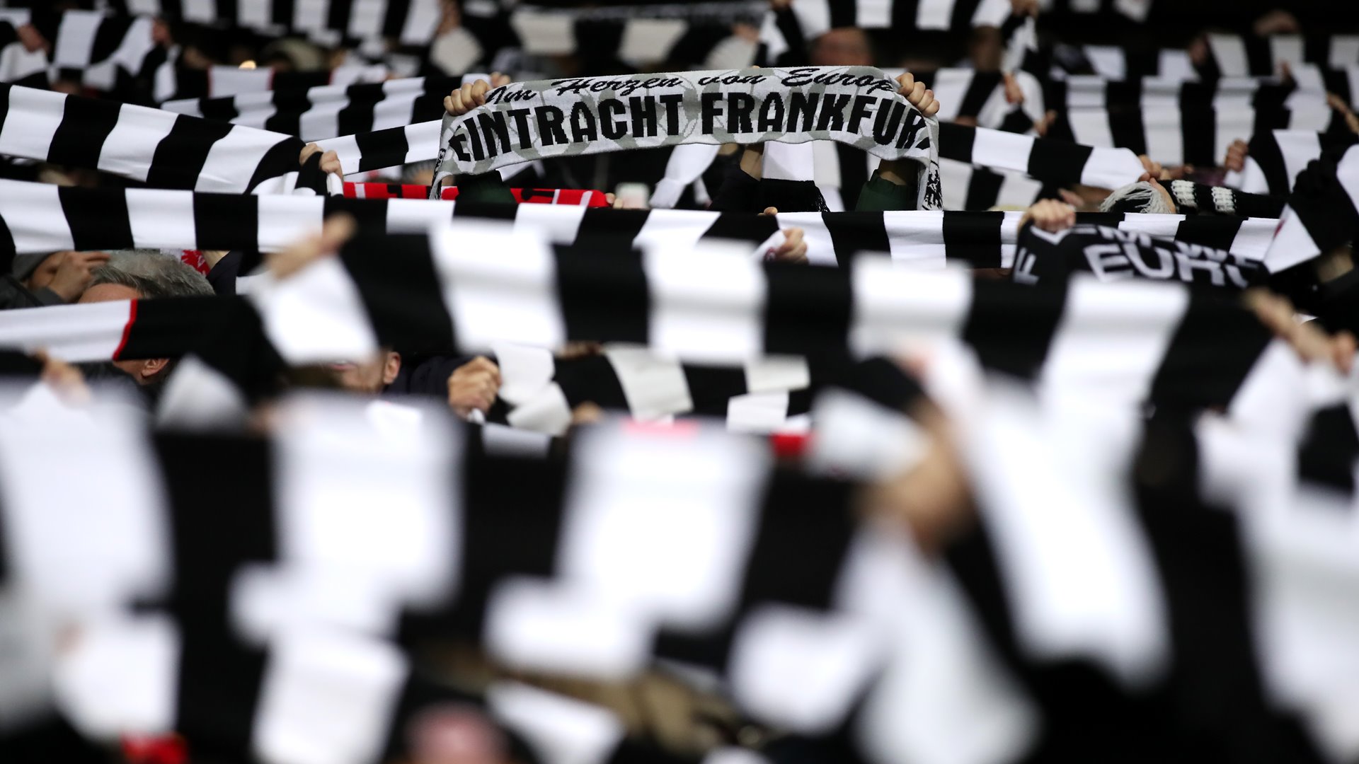 Eintracht Frankfurt Fans Zuschauer Europa League