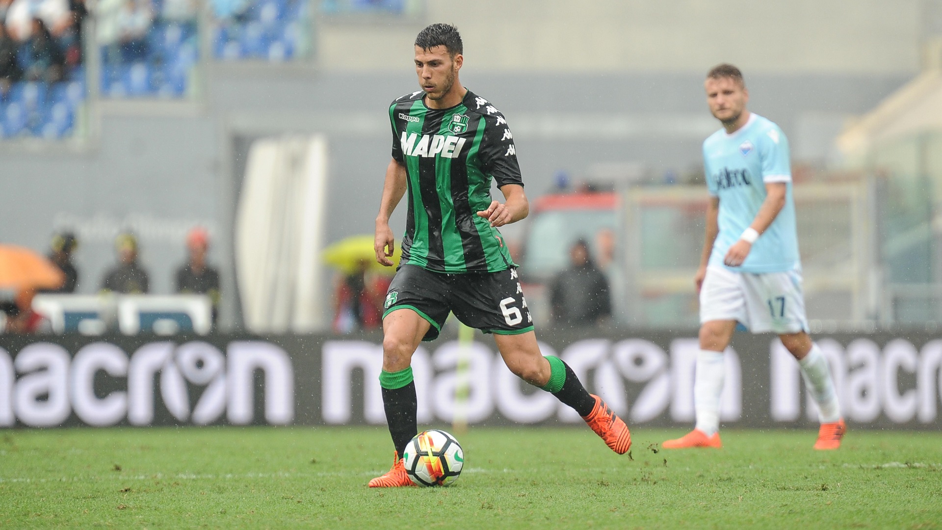 Mazzitelli con la maglia del Sassuolo