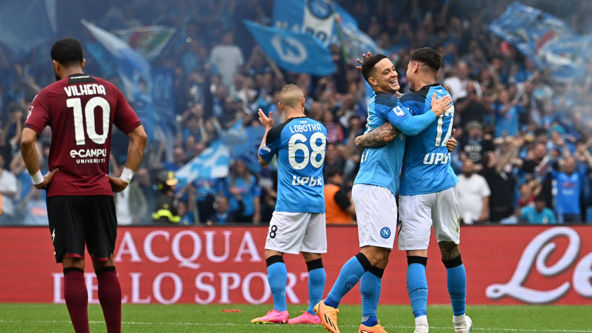 Napoli-Salernitana, Serie A TIM