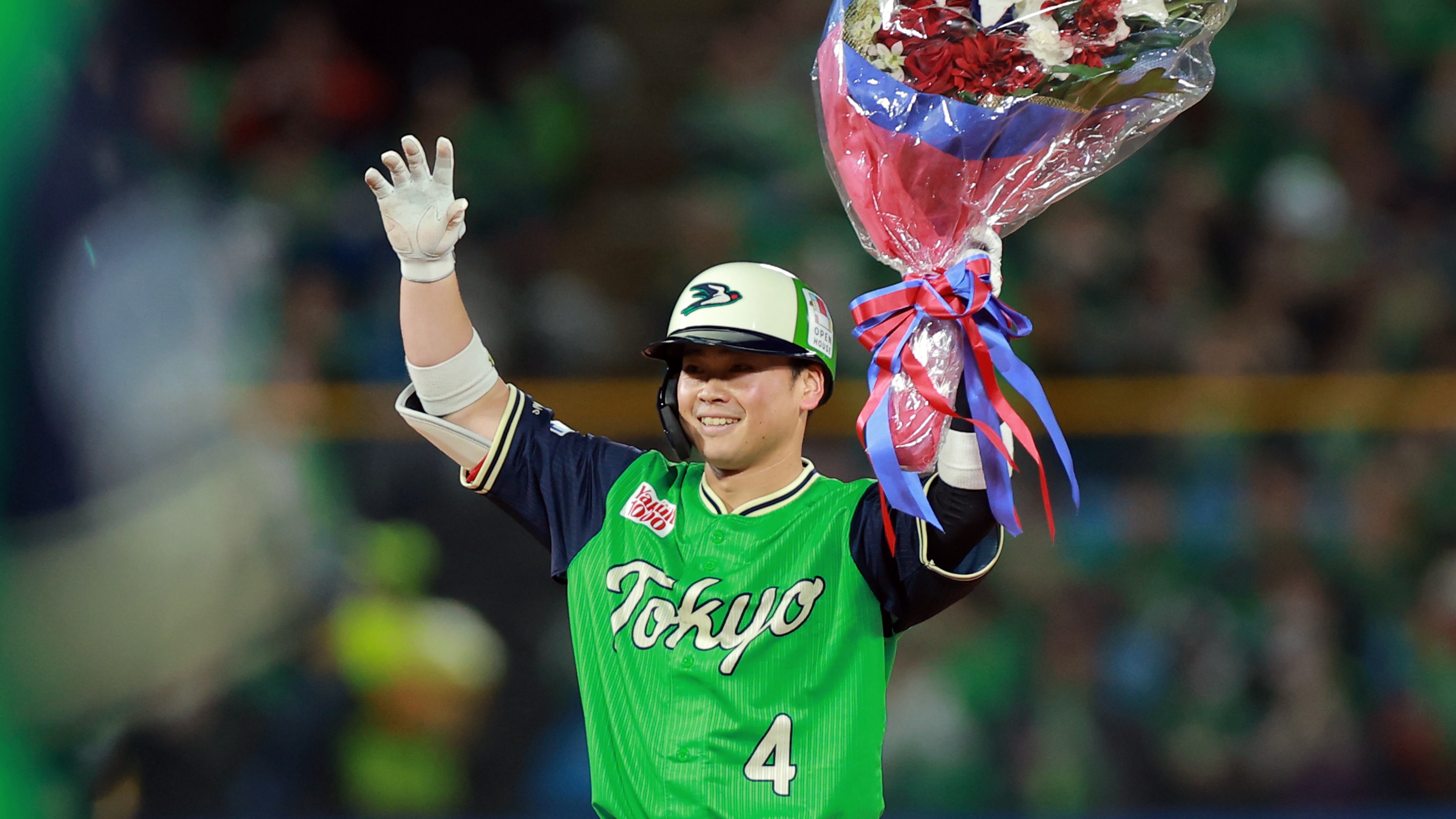 東京ヤクルトスワローズ 丸山和郁 支給 木製バット SSK プロ野球 NPB ヤクルト】丸山和郁のサイクル安打など4本含む20安打16得点！松本健吾
