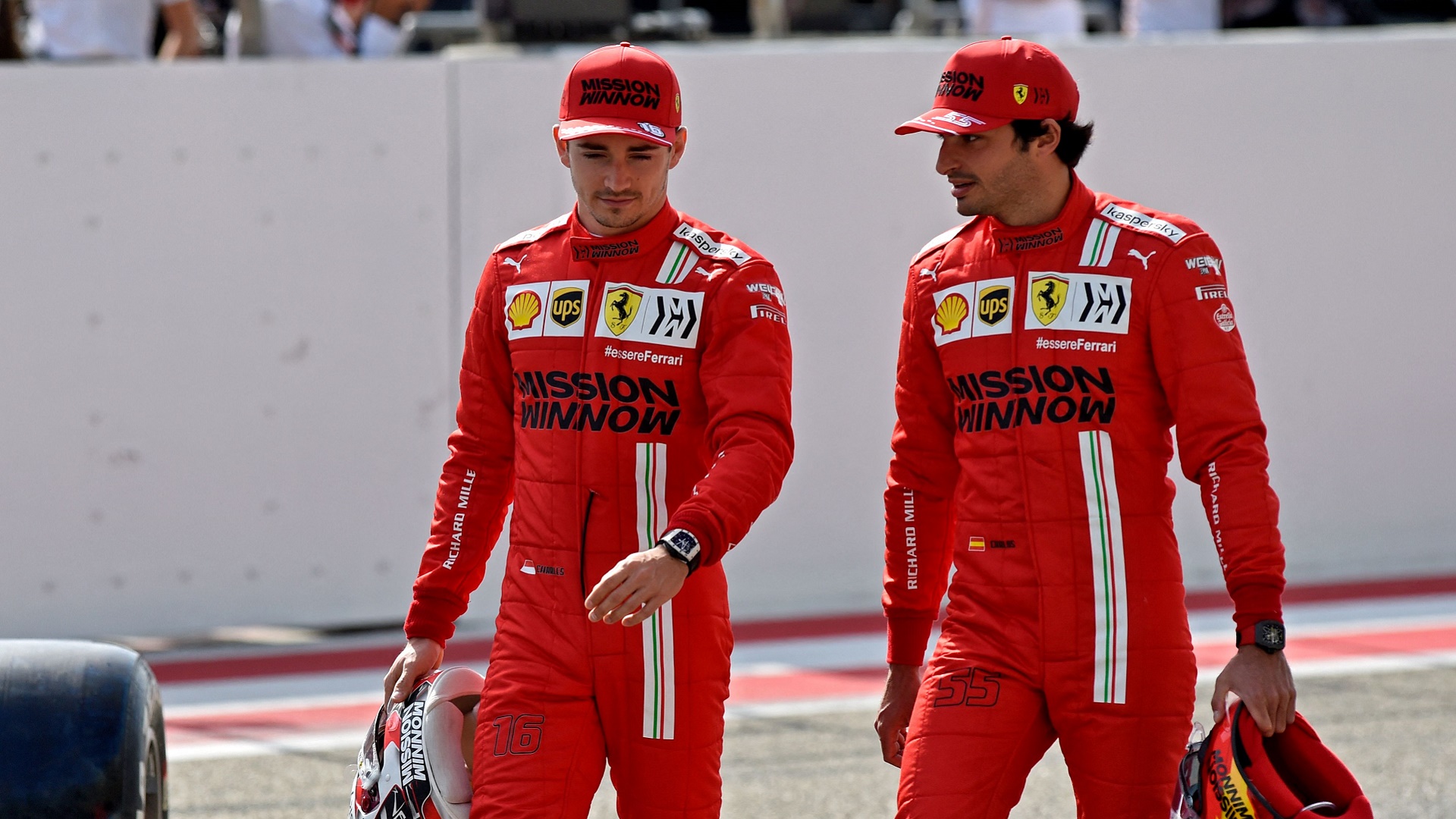 2021-03-12 Leclerc Sainz Ferrari  F1 Formula 1