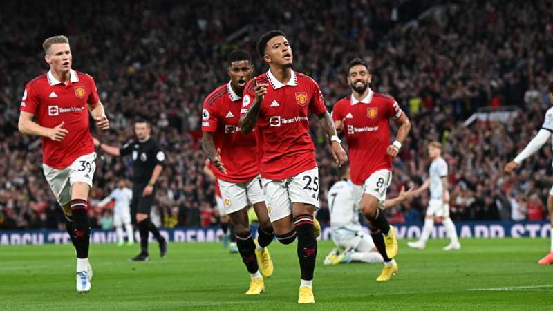 Erstes Tor seit Mitte September: Jadon Sancho rettet Man United Punkt gegen Leeds