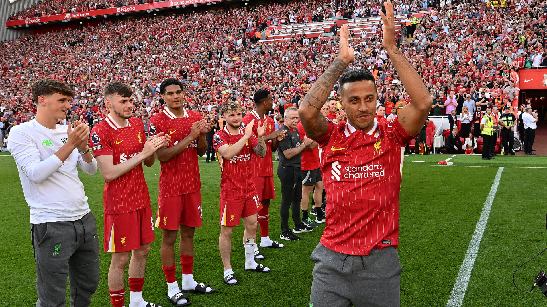 Thiago Alcántara, despedida, Liverpool