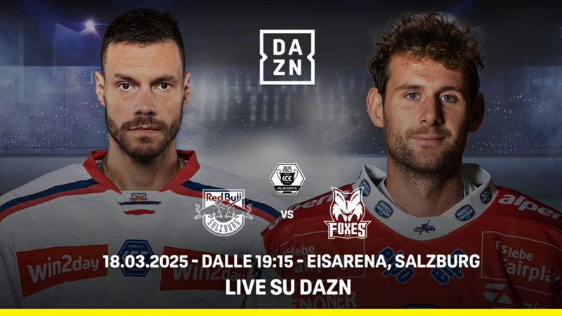 Al via le semifinali di ICE Hockey League. Il Bolzano affronta i Red Bulls di Salisburgo