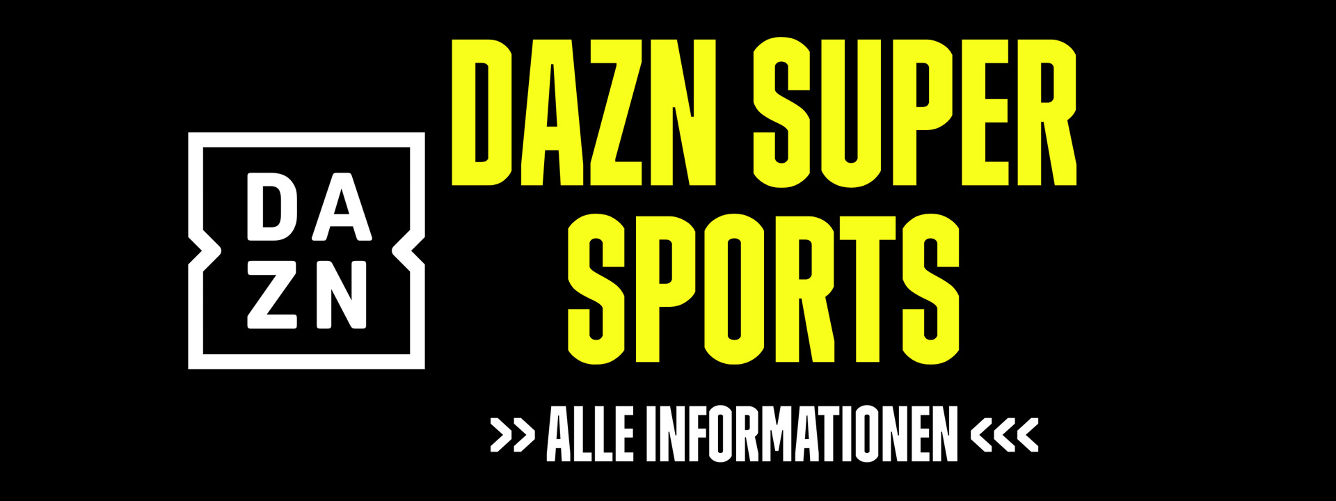 DAZN Super Sport Banner No Header
