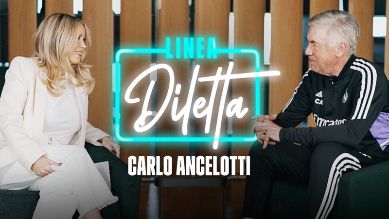 Linea Diletta, Ancelotti: "Sono milanista e madridista"