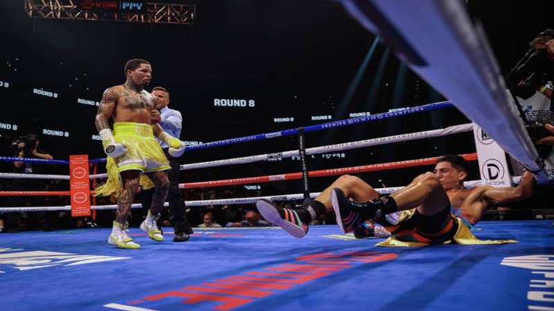 Gervonta Davis crushes Mario Barrios with 11th-round TKO to become new WBA super lightweight champion | DAZN News US