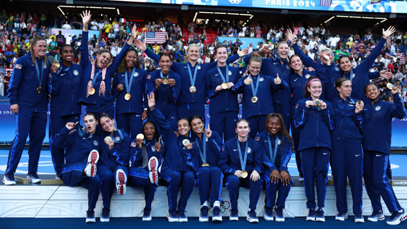 ¿Cuántas medallas de oro tiene Estados Unidos en fútbol femenino en los Juegos Olímpicos?