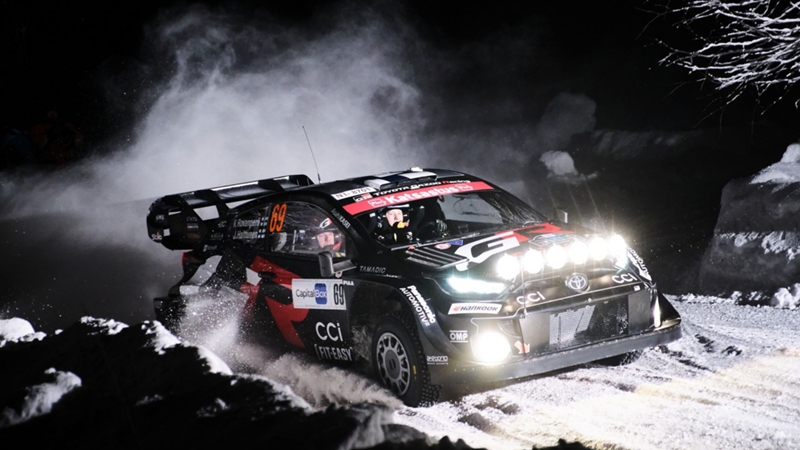 Frozen fury! 2025 WRC battle hots up at snowy Rally Sweden | DAZN News CA