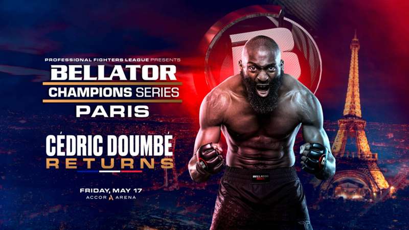 What time is the Cedric Doumbe vs. Derek Anderson fight tonight? Cagewalks, running order, streaming, how to watch Bellator Paris on DAZN
