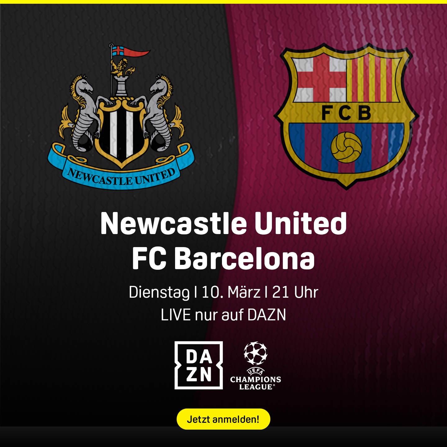 Newcastle United FC Barcelona UEFA Champions League