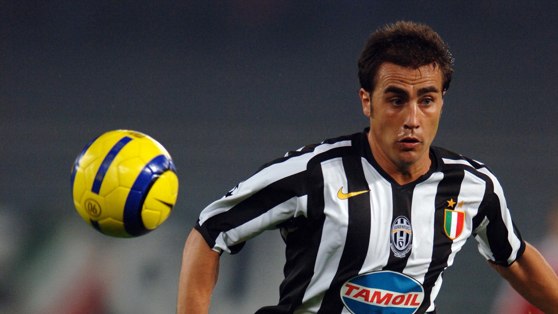 Fabio Cannavaro con la maglia della Juventus