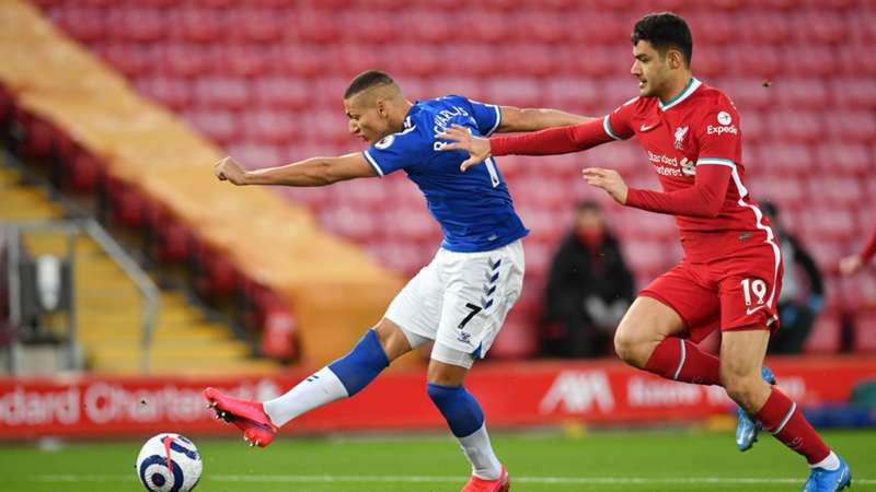 Liverpool vs. Everton: League champions fall to fourth straight league defeat at Anfield