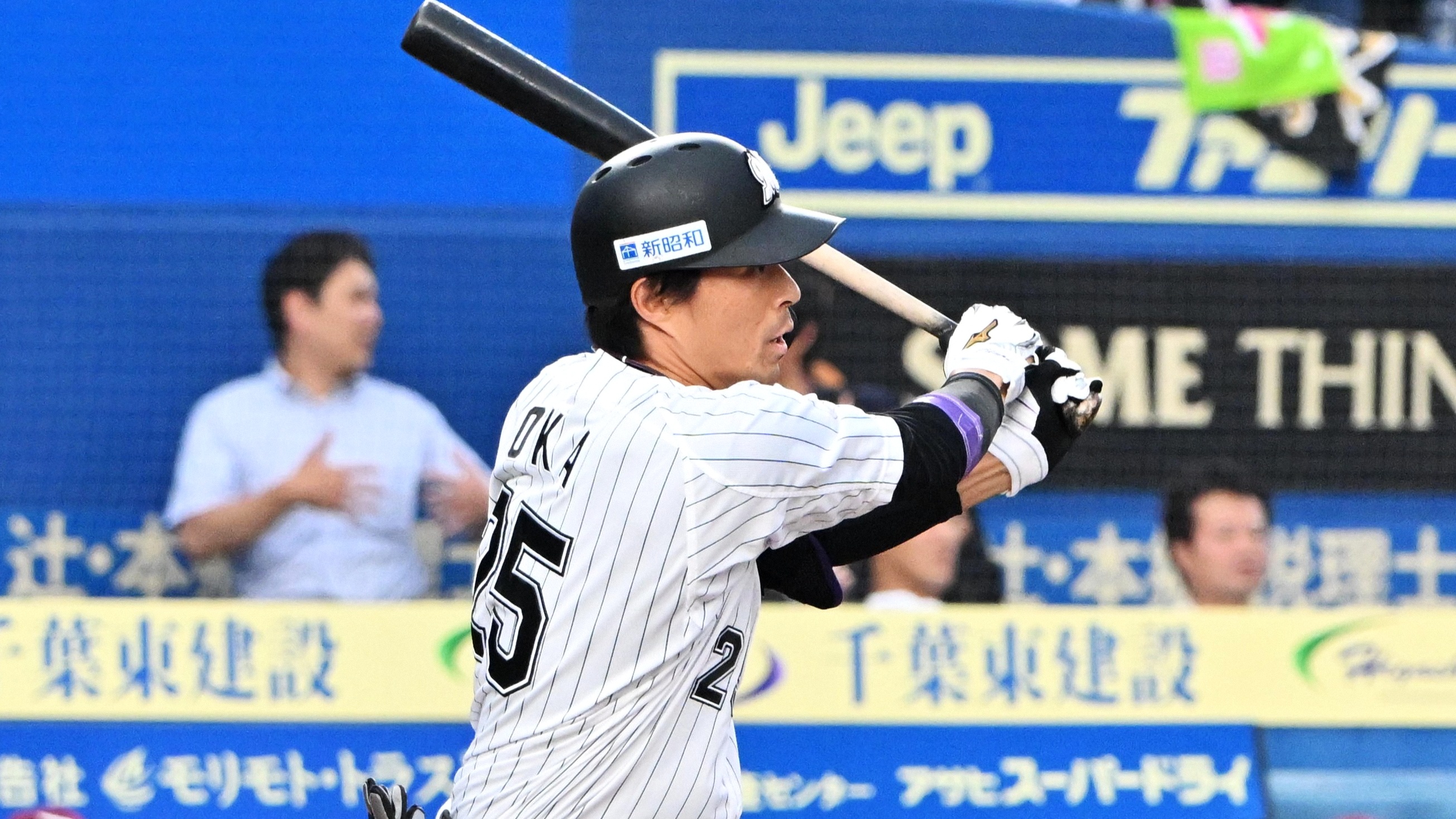 動画】ロッテ岡が8試合連続二塁打のプロ野球新記録達成「引き続き