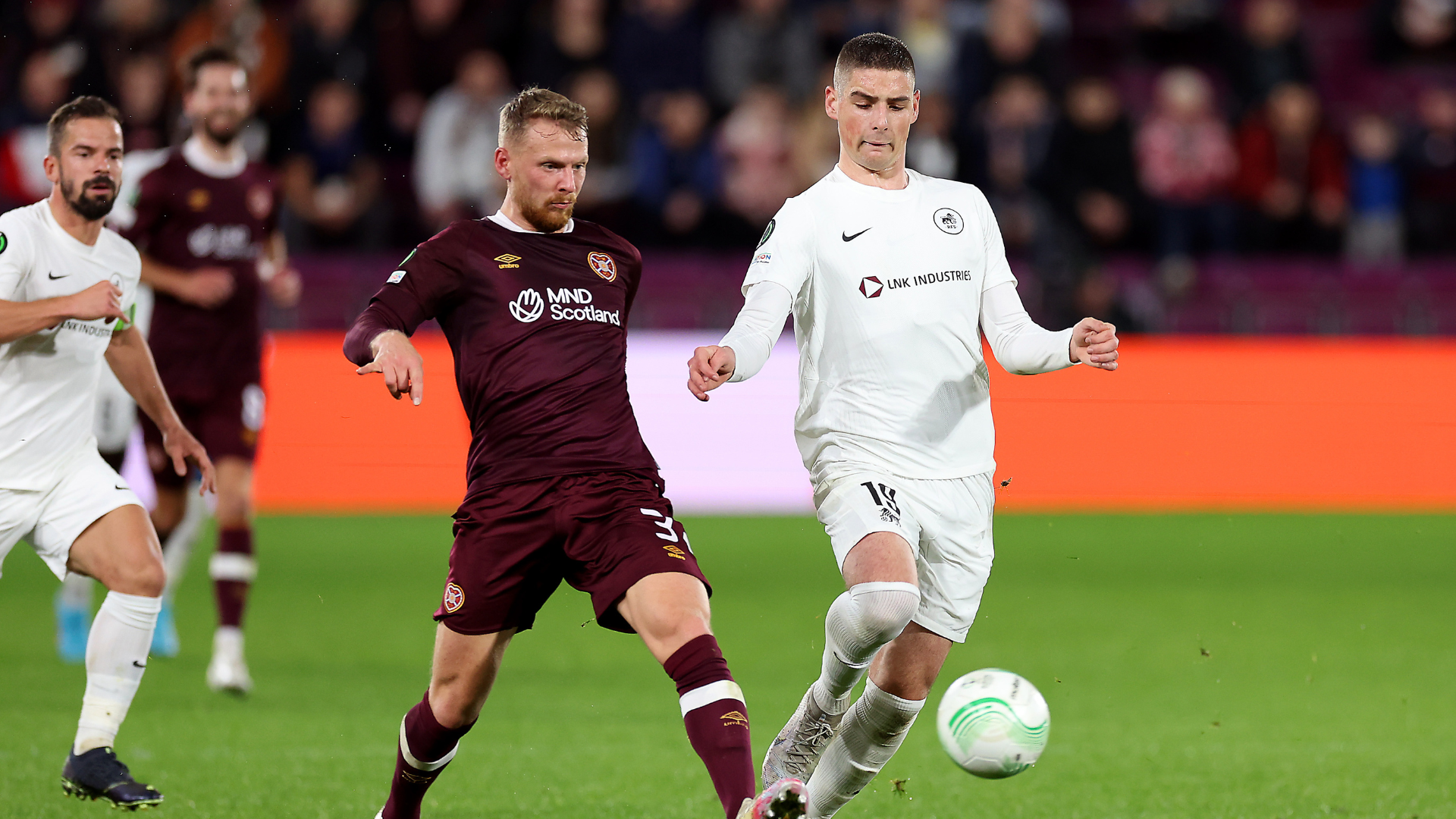 Andrej Ilic RFS Riga vs Hearts Europa League DAZN