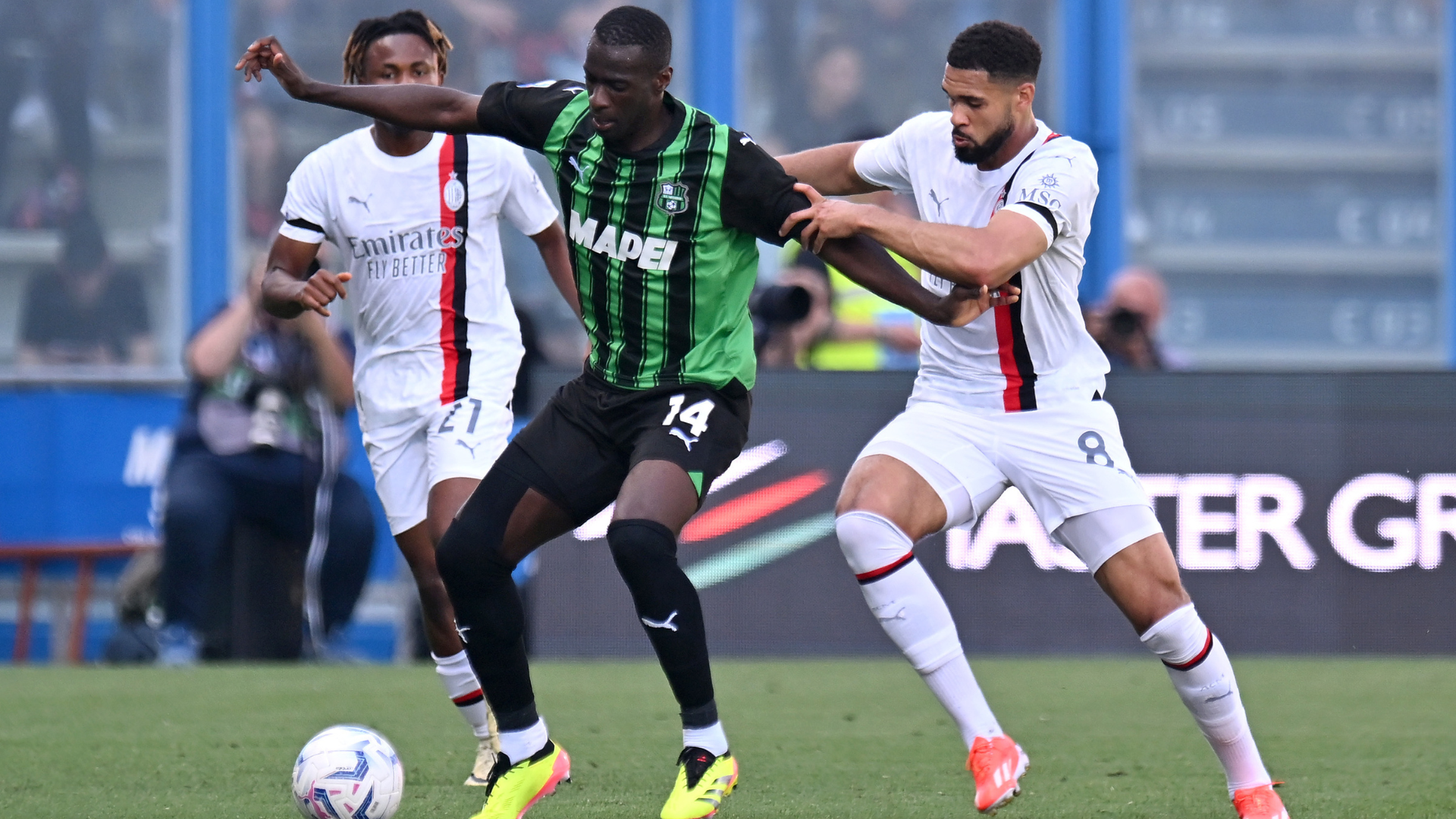 Sassuolo Milan Serie A Obiang Loftus Cheek