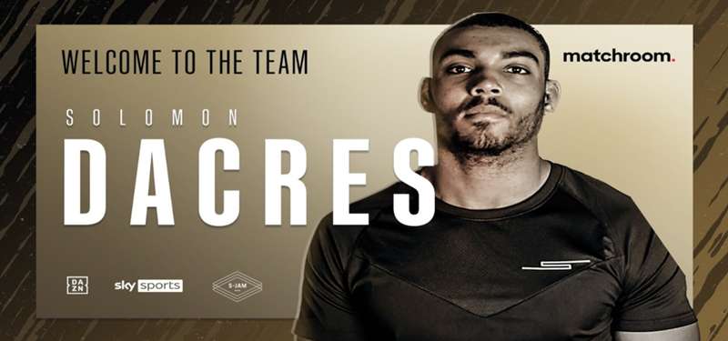 Anthony Joshua's sparring partner Solomon Dacres signs with Matchroom Boxing