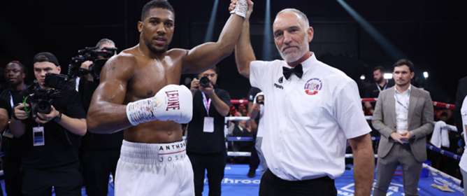 Eddie Hearn names the two possible opponents for Anthony Joshua's next fight