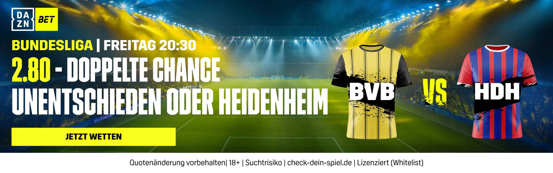 BVB Borussia Dortmund 1. FC Heidenheim Bundesliga DAZN Bet