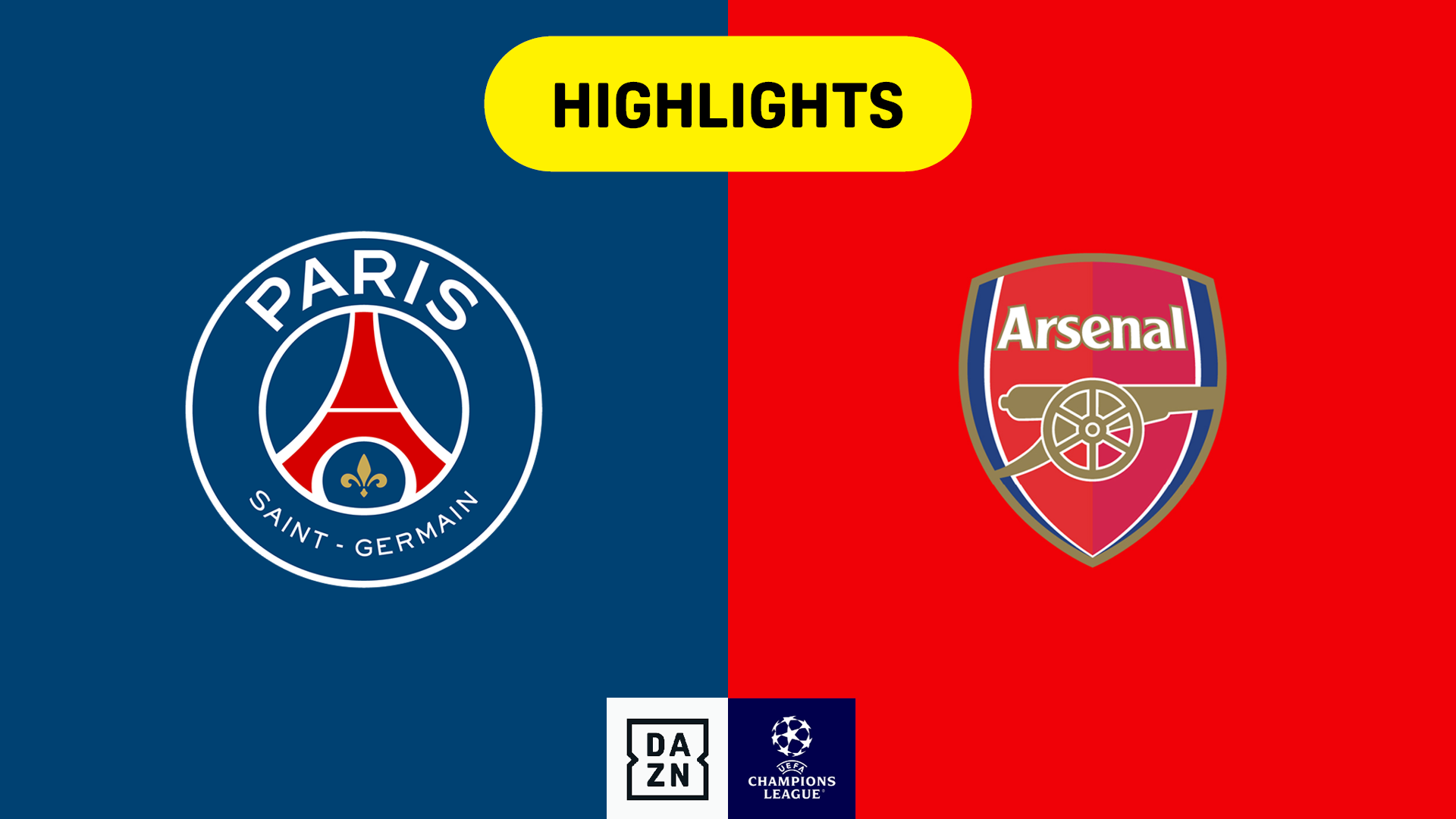 PSG Paris Saint-Germain Arsenal UEFA Champions League Finale Highlights