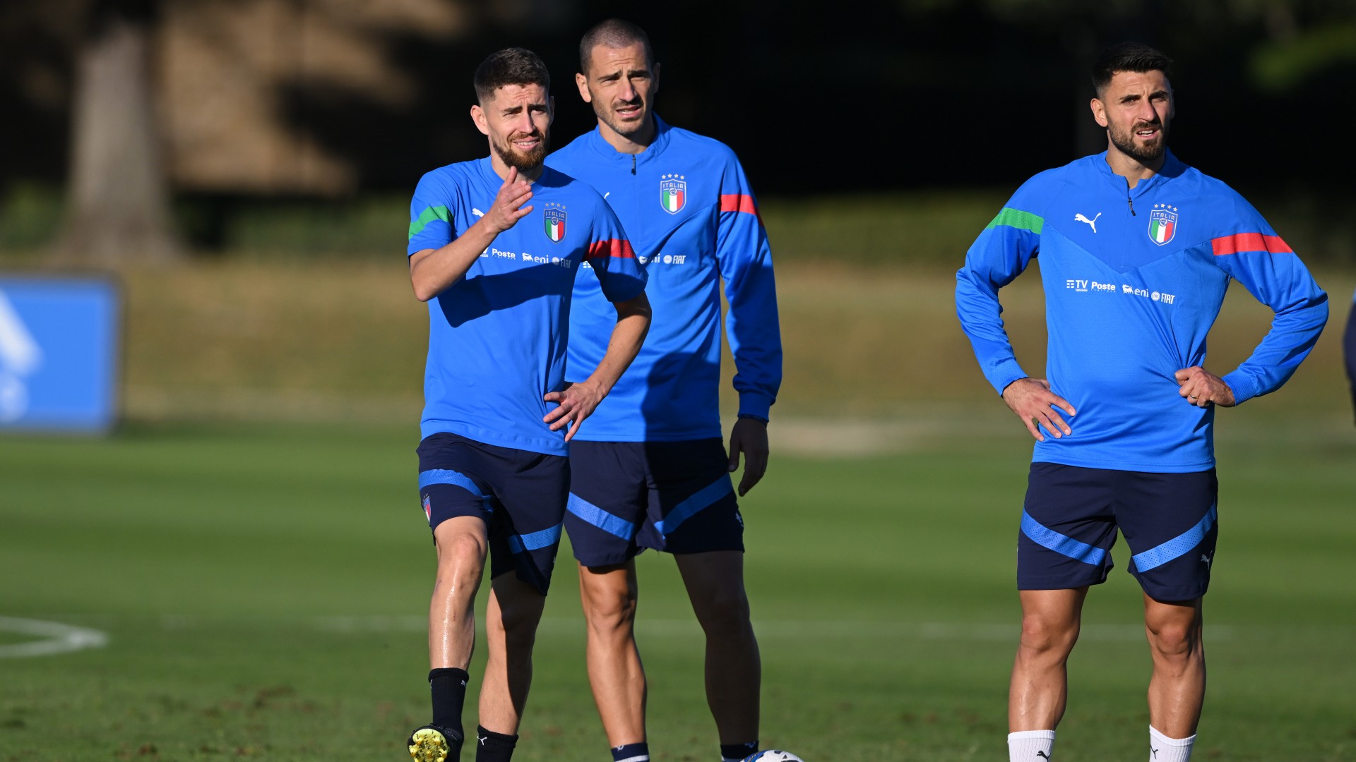 Jorginho Leonardo Bonucci Vincenzo Grifo Italien Squadra Azzurra 21092022