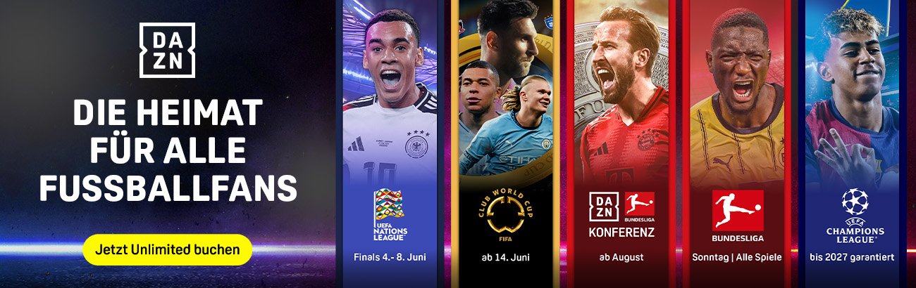 DAZN Unlimited Preference Campaing April 2025 Banner