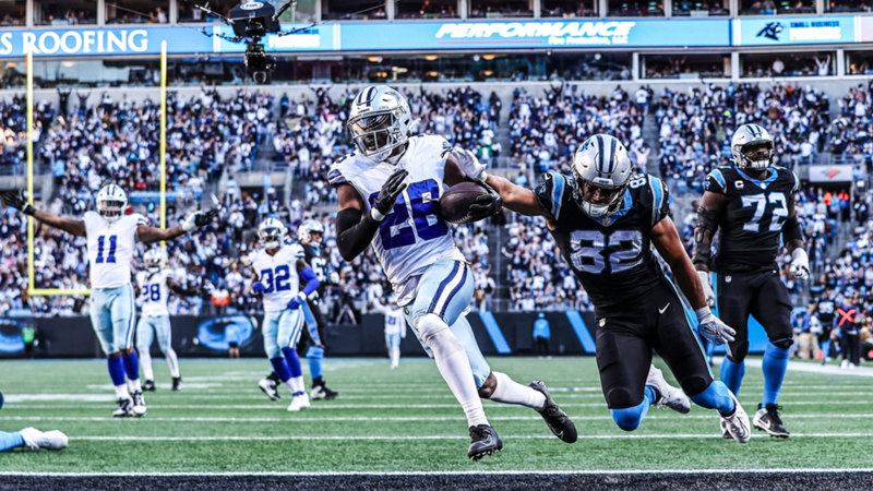 Dallas Cowboys y su contundente actuación contra los Carolina Panthers: ¡los de Texas ilusionan!