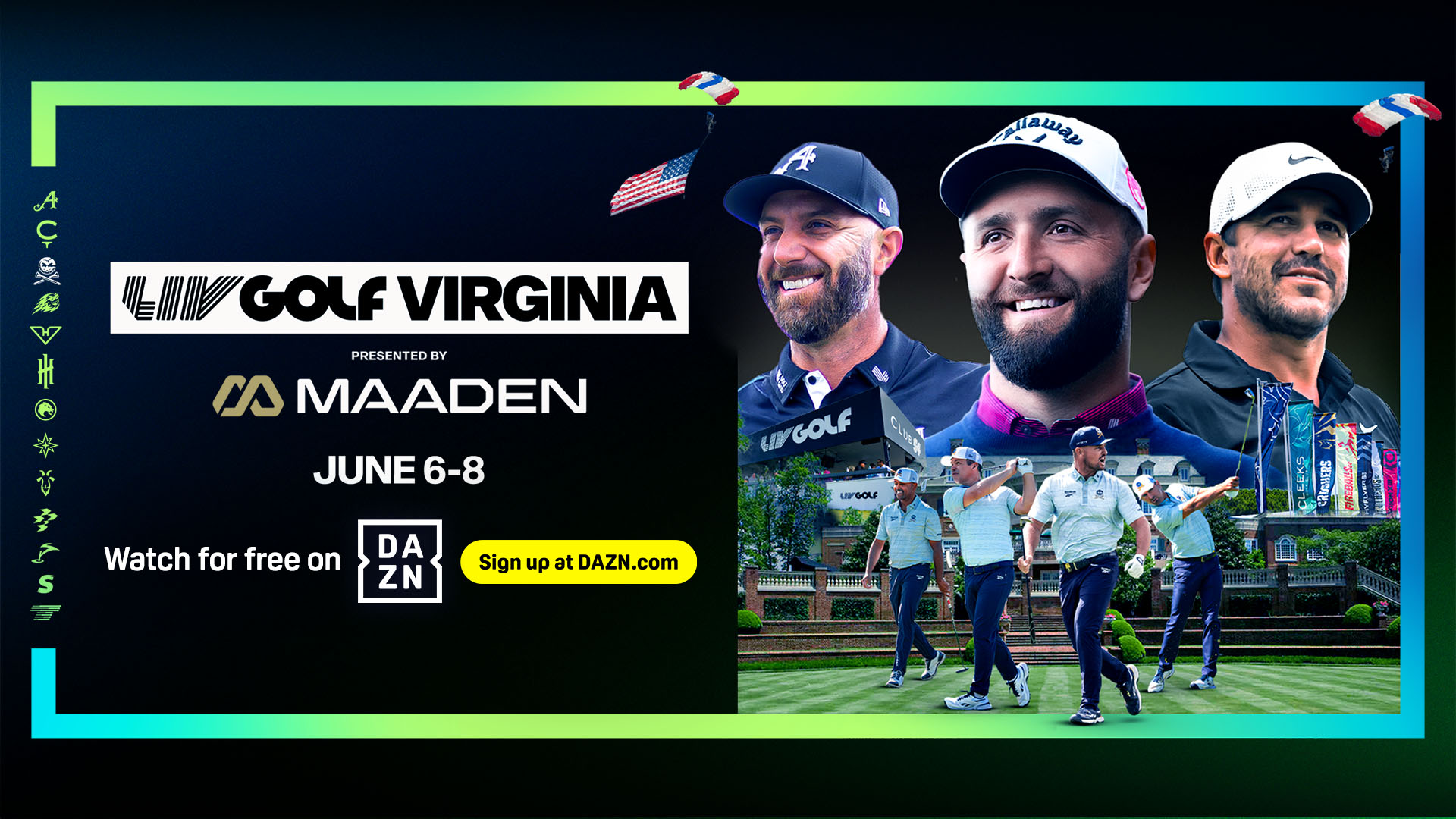 LIV Golf Virginia 2025: Date, start time, tee times, stream info and ...