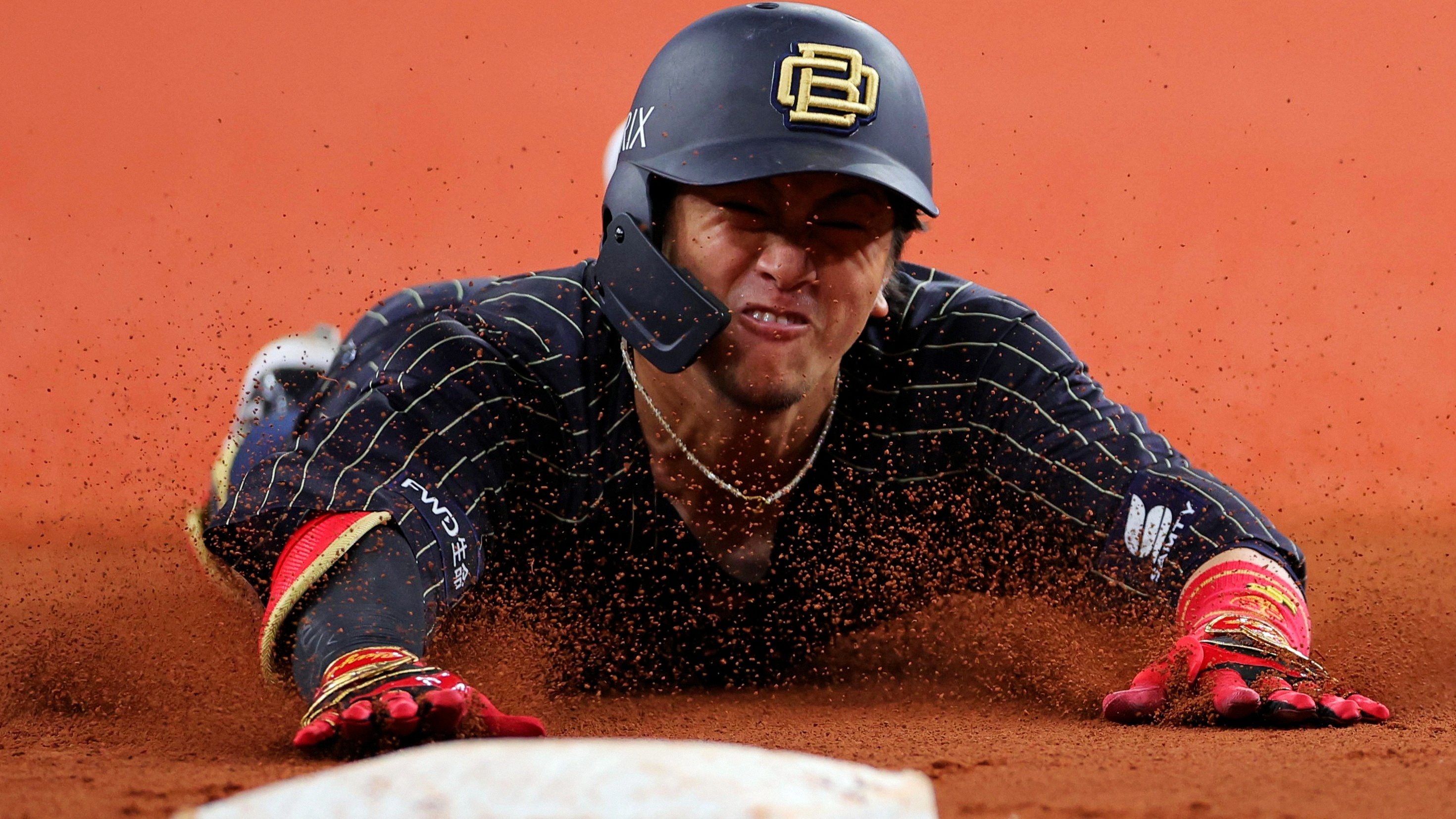 元オリックスラロッカ選手 実使用バット 臭く