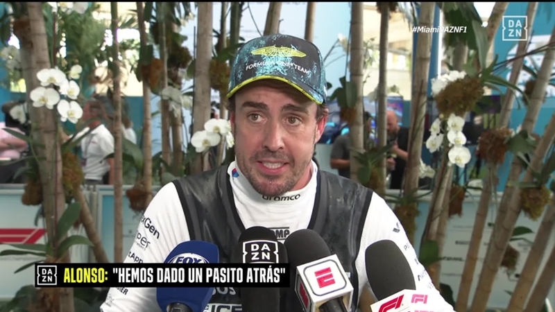 Fernando Alonso explica su resultado en la clasificación del GP de Miami: "Hicimos cambios al coche, no han sido los adecuados"