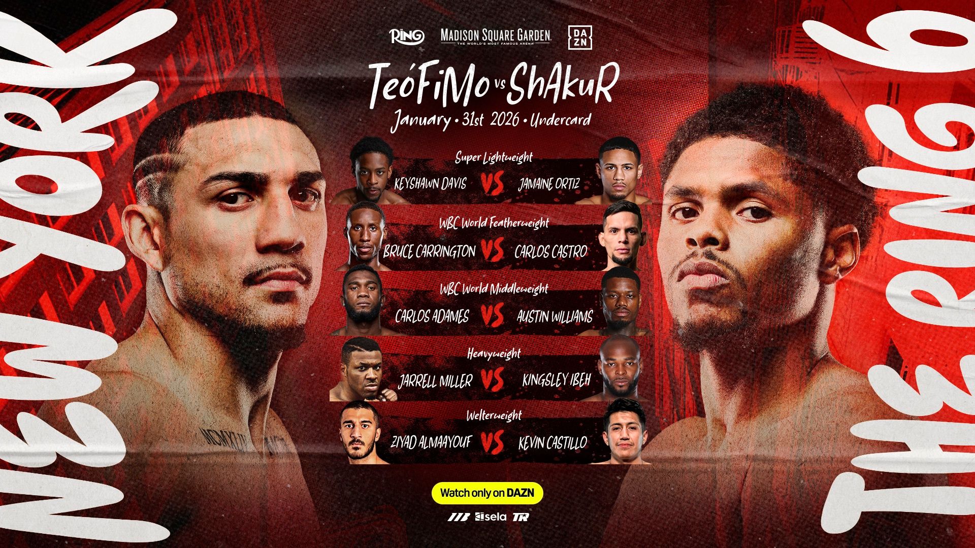Dónde ver el Ziyad Al Maayouf vs Kevin Castillo en The Ring VI