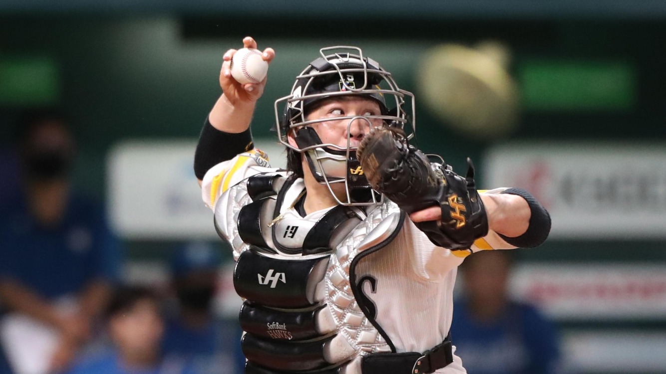 福岡ソフトバンクホークス NPB 甲斐拓也選手 プロ野球 実使用 硬式木製 