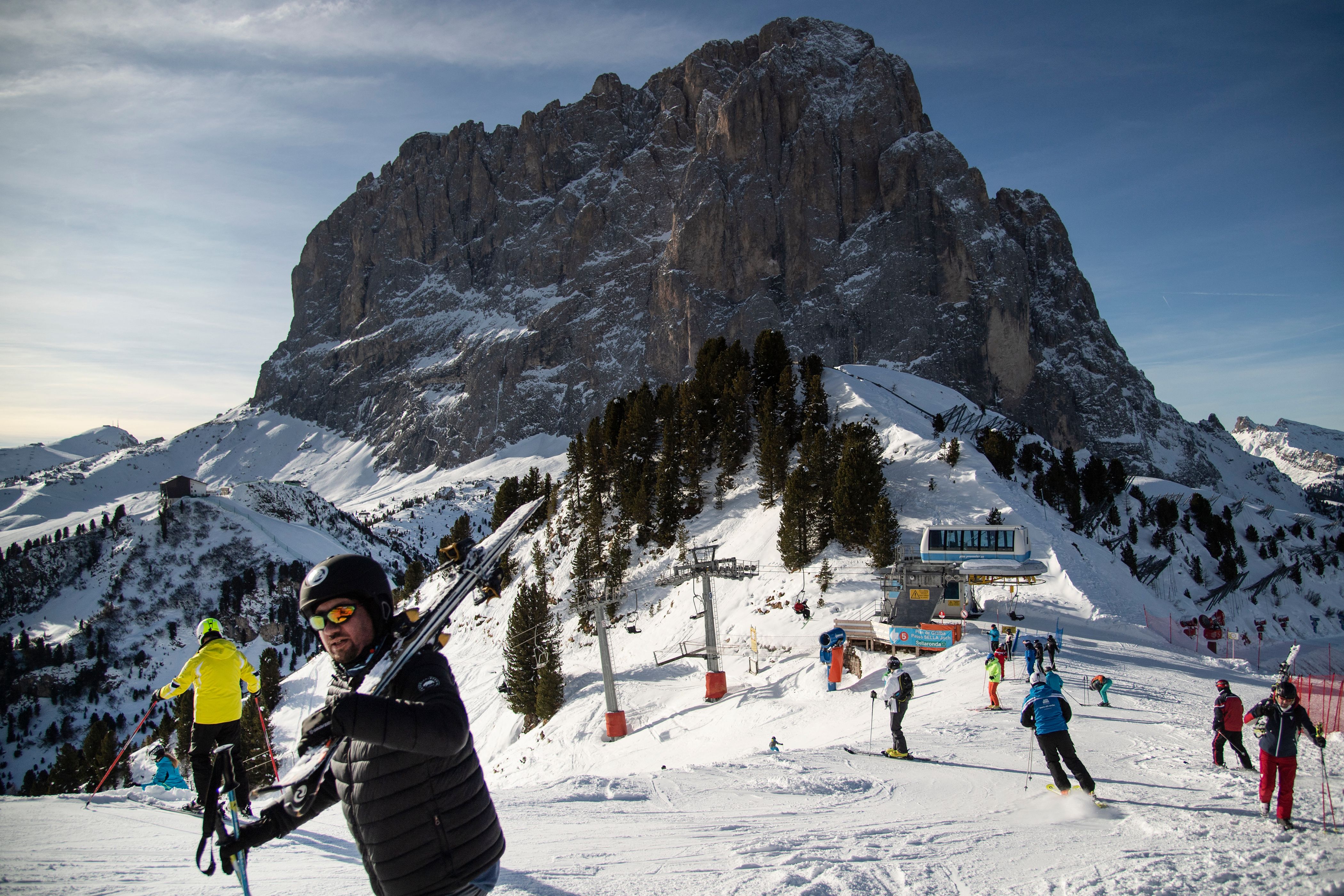 Saslong, la pista