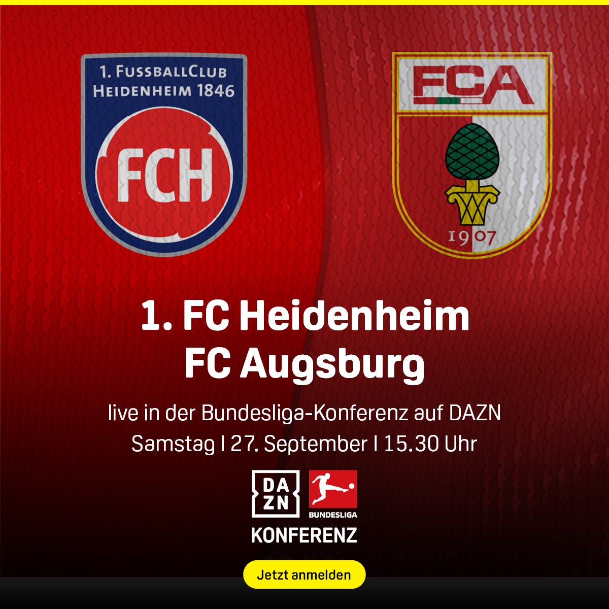 1. FC Heidenheim FC Augsburg Bundesliga Konferenz