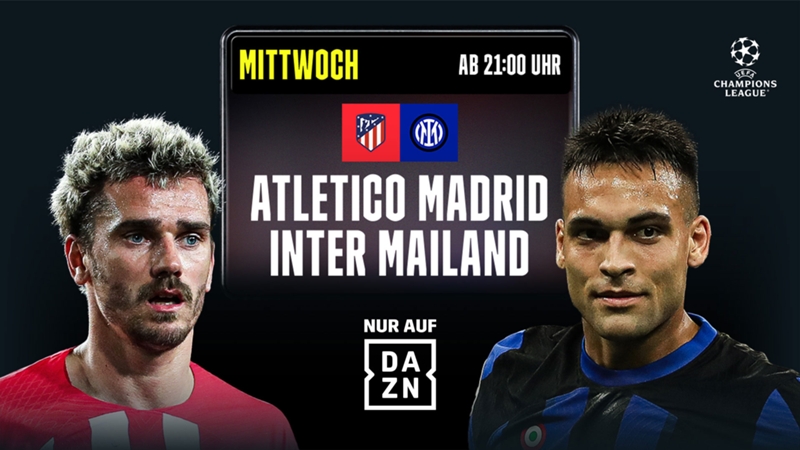 Fußball heute live im TV und LIVE-STREAM: Atletico Madrid vs. Inter Mailand