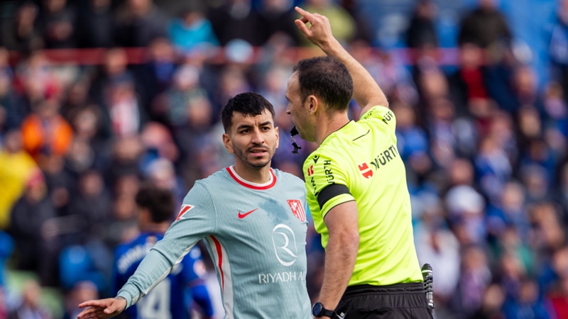 Sanción Ángel Correa: por qué está sancionado y no puede jugar y cuántos partidos se pierde con el Atlético de Madrid en LALIGA