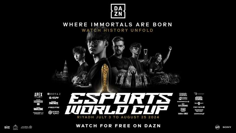 DAZN and Esports World Cup Foundation strike global partnership