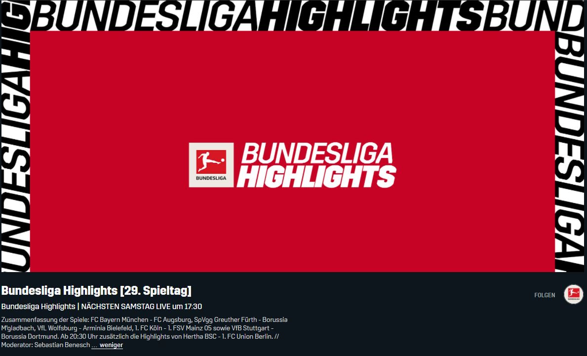 Bundesliga Highlights DAZN