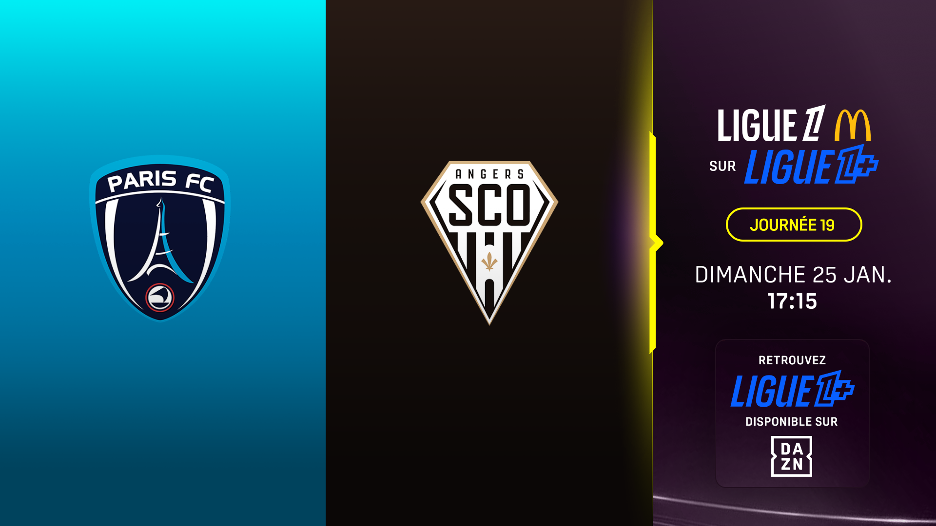 Cotes et pronostics Paris FC - Angers du 25/01/2026 Ligue 1 | PARIONS SPORT En Ligne