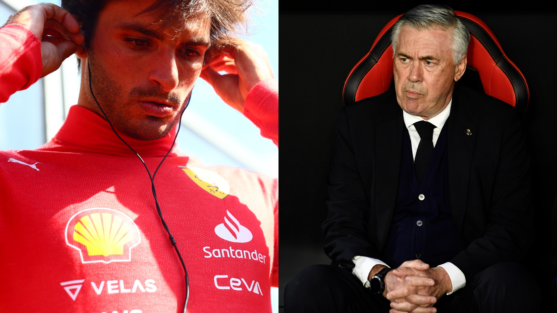 Carlos Sainz, Carlo Ancelotti, Fórmula 1, F1, Real Madrid