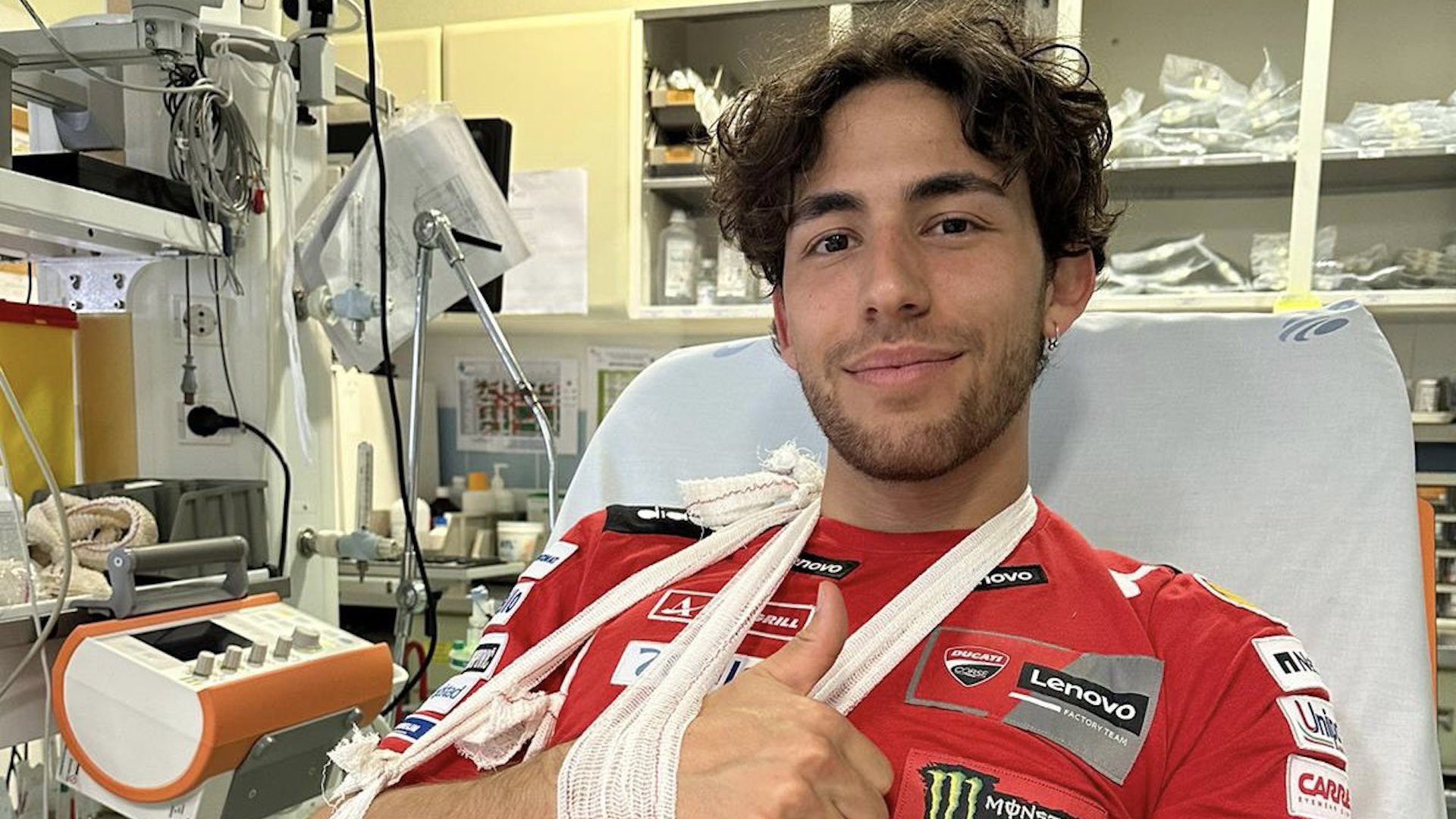 Enea Bastianini, lesionado: qué le pasa, qué lesión tiene, cuánto tiempo estará de baja y cuántas carreras de MotoGP se pierde | DAZN News España