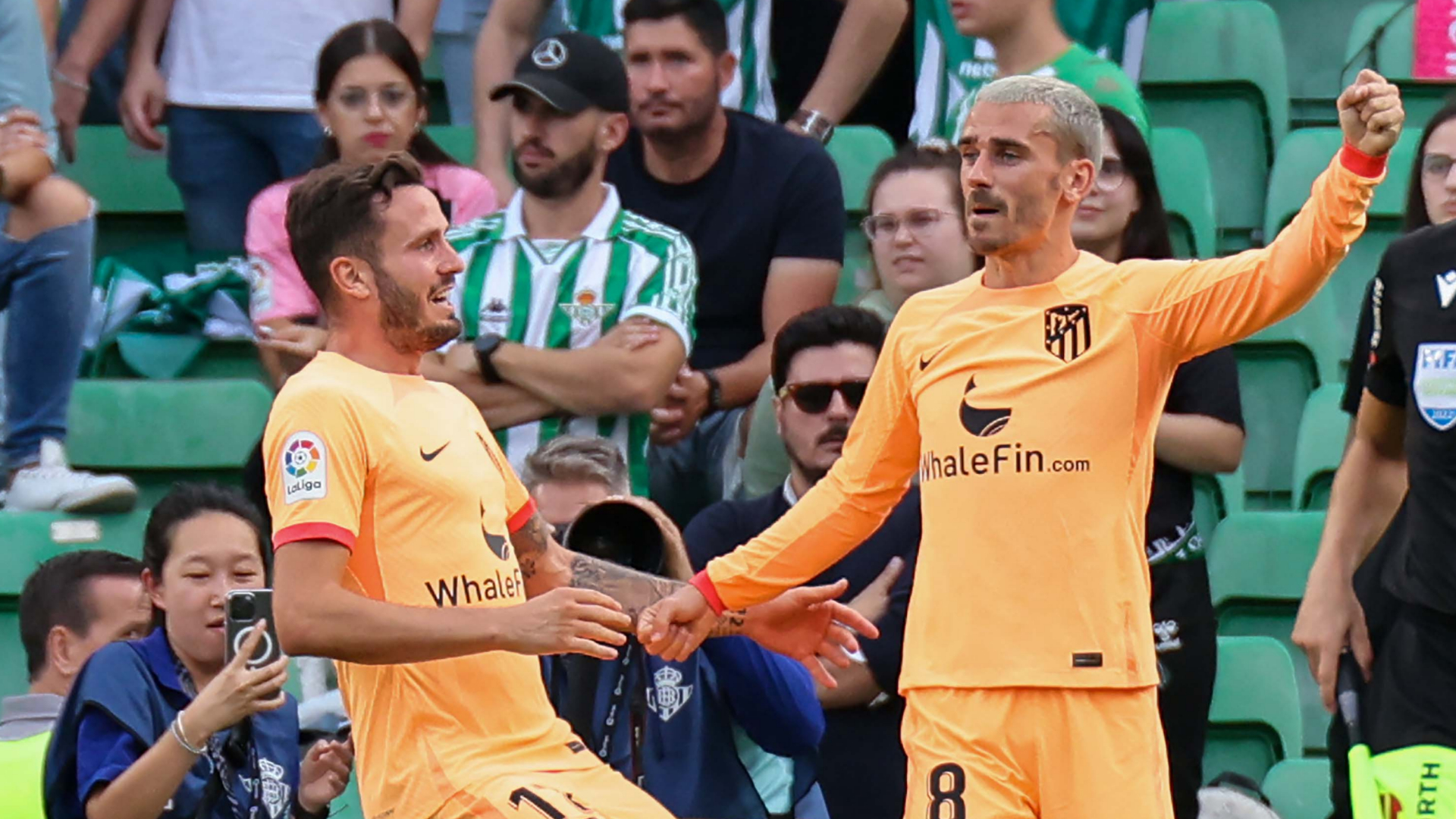 Antoine Griezmann, Saúl Ñíguez, Atlético de Madrid, Real Betis, LaLiga