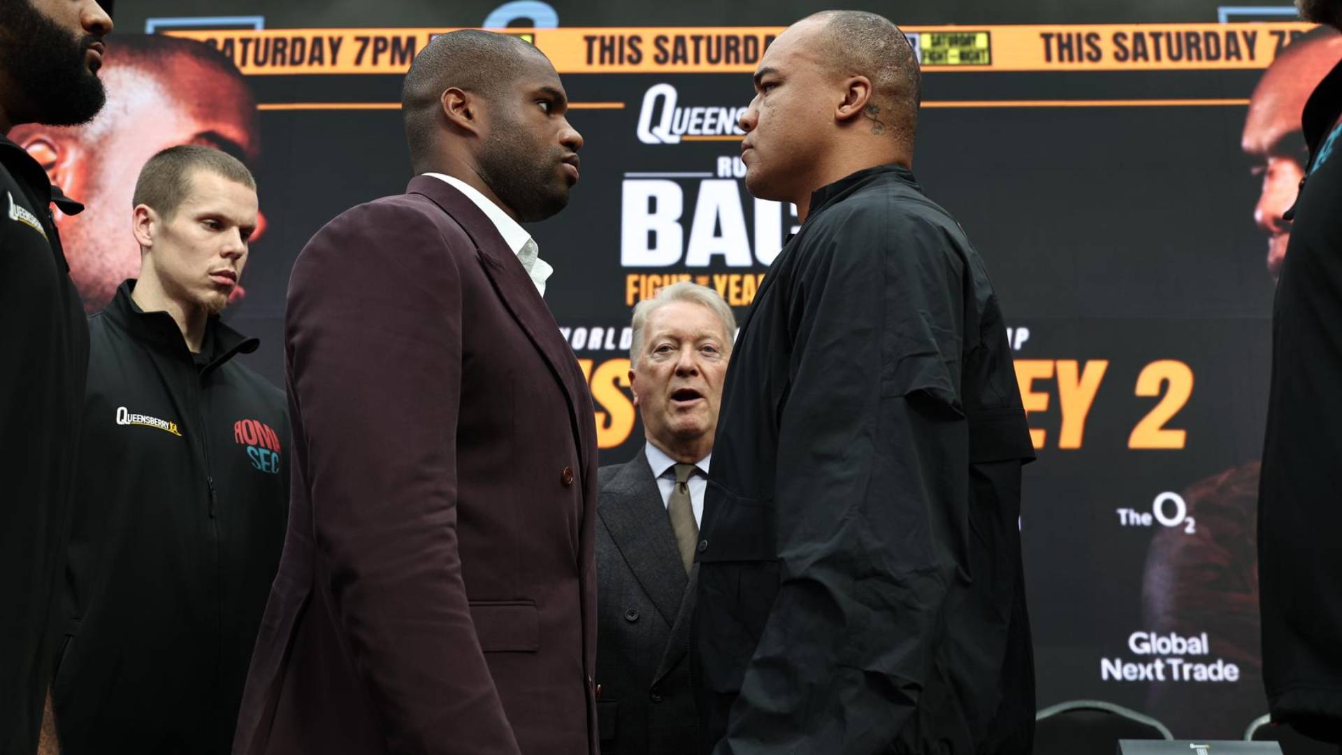 Dubois y Wardley, otra vez frente a frente: dos caídas, una remontada y un cinturón mundial en juego