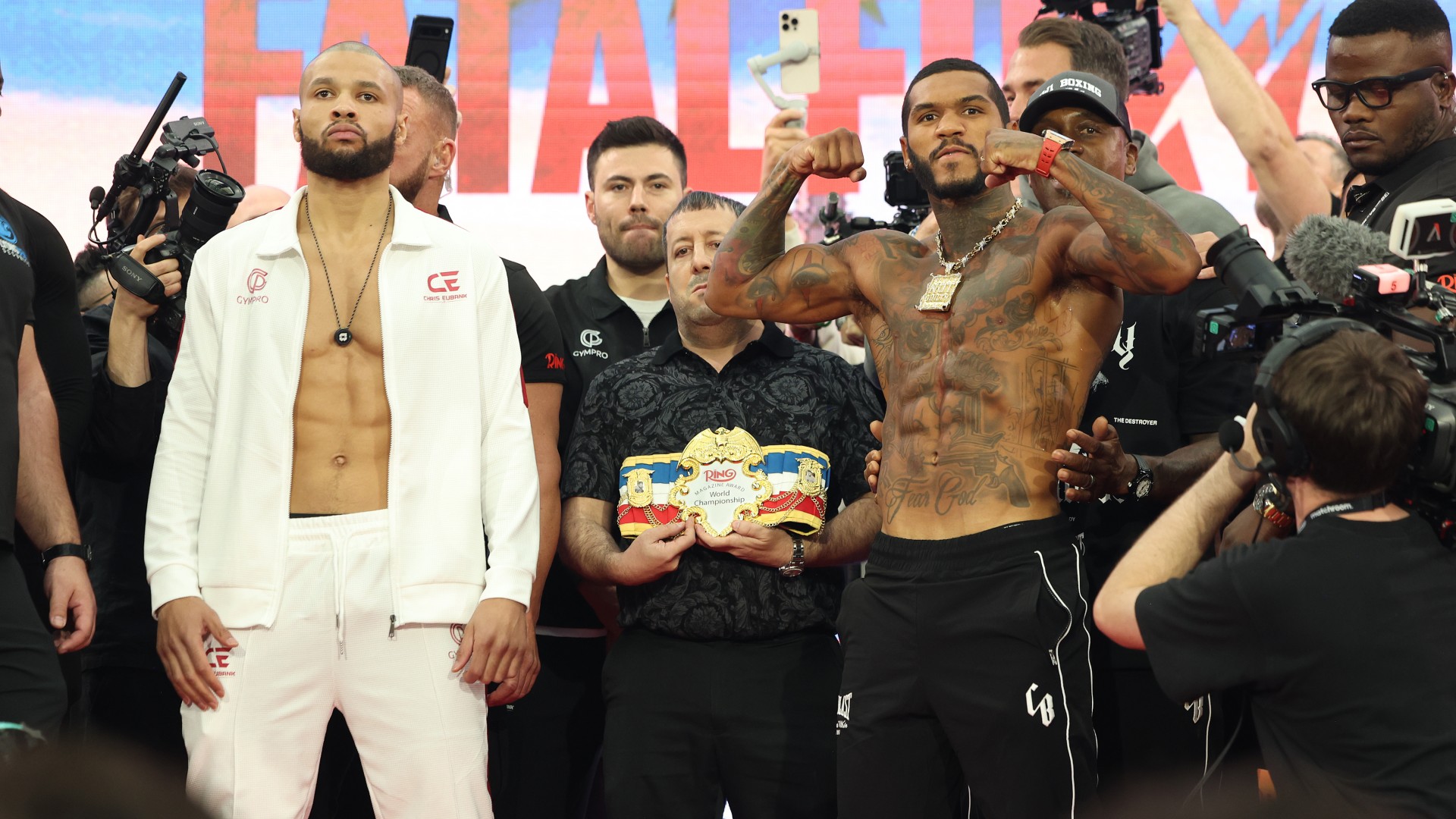 Eubank Jr Vs Benn Full Weigh in Results For Main Event And Undercard Eubank Jr Vs Benn Full Weigh in Results For Main Event And Undercard