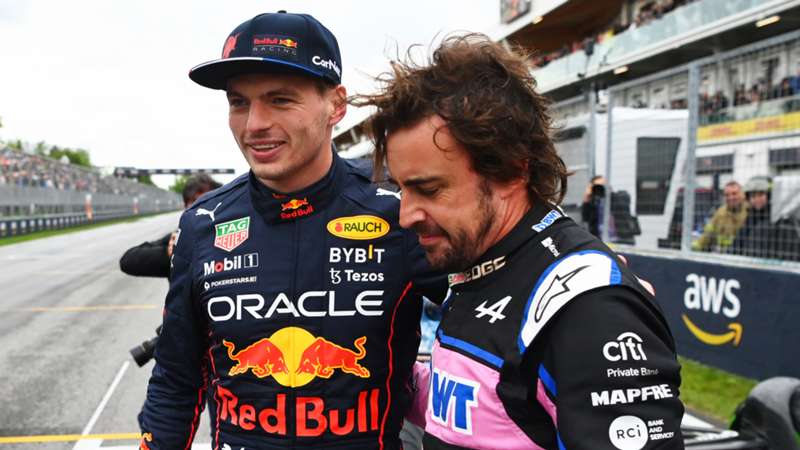 Fernando Alonso, Max Verstappen, Red Bull, Alpine, F1 2022, Formula 1