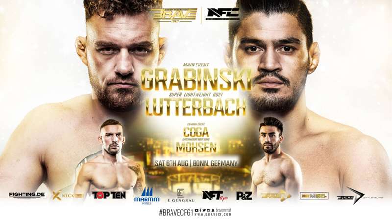 Brave CF 61: Mohamed Grabinski vs. Joilton Lutterbach; date, fight times, how to watch on DAZN