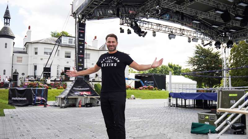 Boxing events without fans will be over soon, hopes Eddie Hearn