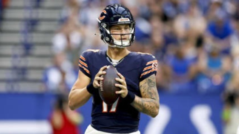 La increíble historia de Tyson Bagent: De no tener ofertas universitarias a ser el QB2 de los Chicago Bears