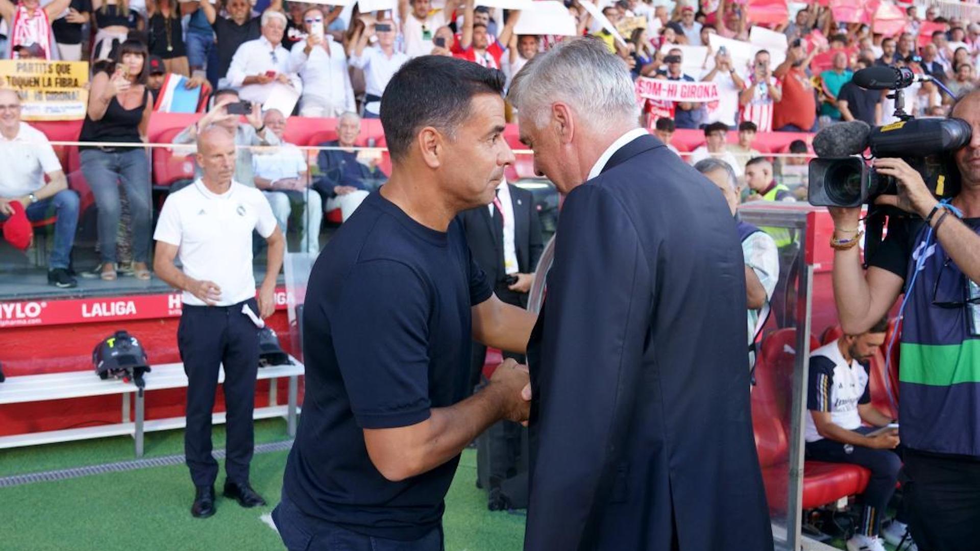 Ancelotti Michel Girona Real Madrid LALIGA